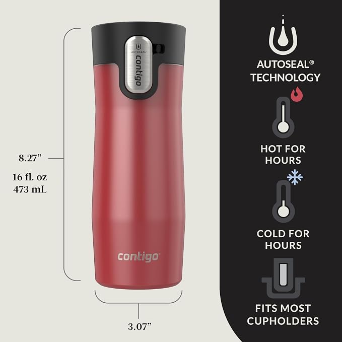 Contigo AUTOSEAL West Loop Vacuum-Insulated Stainless Steel Travel Mug - Image 2