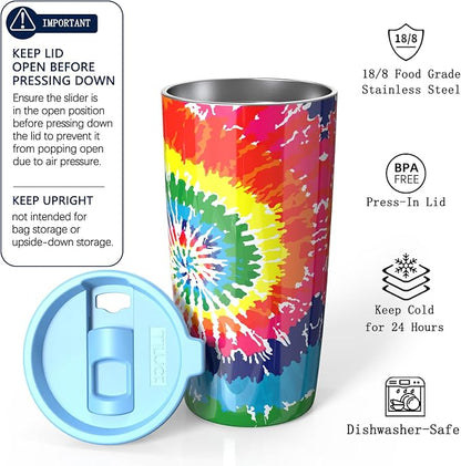 TILUCK 20 oz Insulated Coffee Tumbler - Image 2