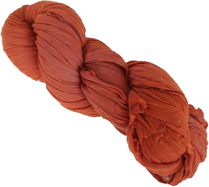 Efavormart 10ft Terracotta Cheesecloth Table Runner - Image 2