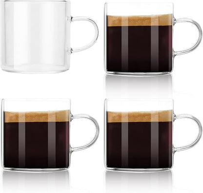 YMMIND 4-Pack 4oz Espresso Cups Espresso Shot Glasses by YMMIND