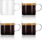 YMMIND 4-Pack 4oz Espresso Cups Espresso Shot Glasses by YMMIND