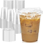 Dealusy 100 Pack - 16 oz Clear Plastic Cups by Dealusy