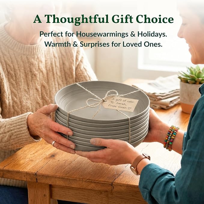 Deep Dinner Plates Set of 8 Alternative - Image 8
