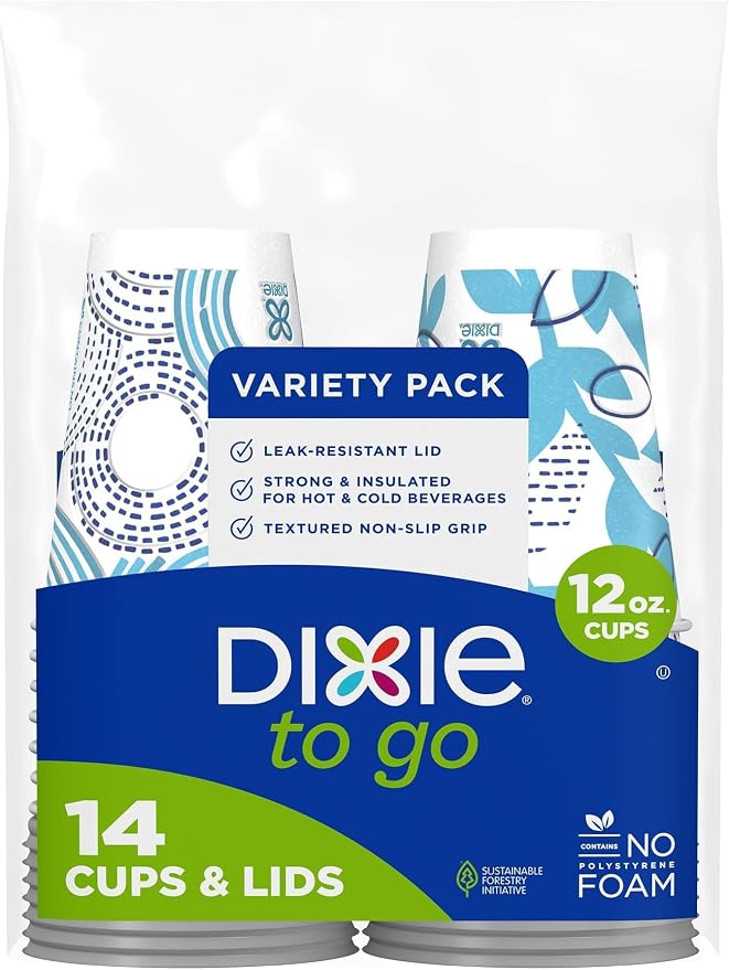 Dixie To Go Paper Coffee Cups by Unknown