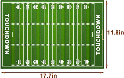 Nepnuser American Football Court Placemats Set of 4 Touch Down Football - Image 3