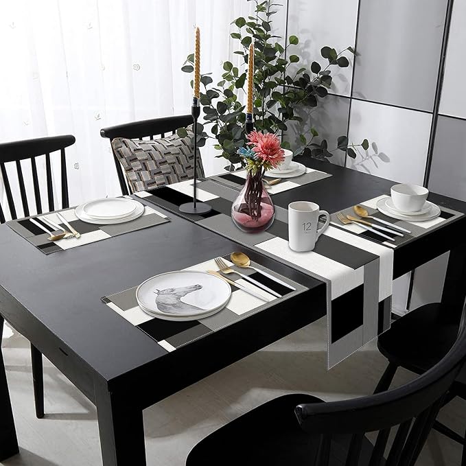 Table Runner and Placemats Set of 6 - Image 8
