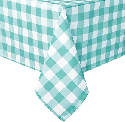 Checkered Tablecloth Rectangle, 60 x 140 Inch by Hiasan