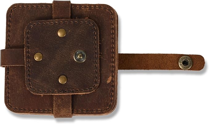 Set of 6 Coaster Geniune Leather Tea Coasters - Image 8