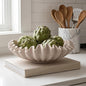 Decorative Bowl for Coffee Table, Modern Handcraft Ruffle Entryway Key Bowl | by FESTGLOX