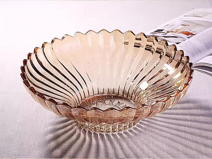 Extra Large Glass Fruit Bowl or Decorative Bowl, Center Bowl，Used - Image 8