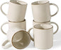 famiware Coffee Mug Set for 6, Star 16 oz Catering Mugs Cup Set by Famiware