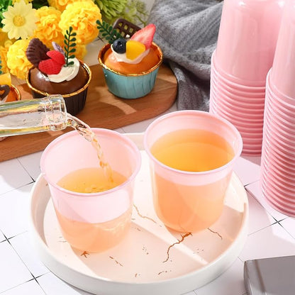 Ziliny 50pcs Disposable Stemless Glasses 12oz Crystal Plastic Wine Glasses - Image 2