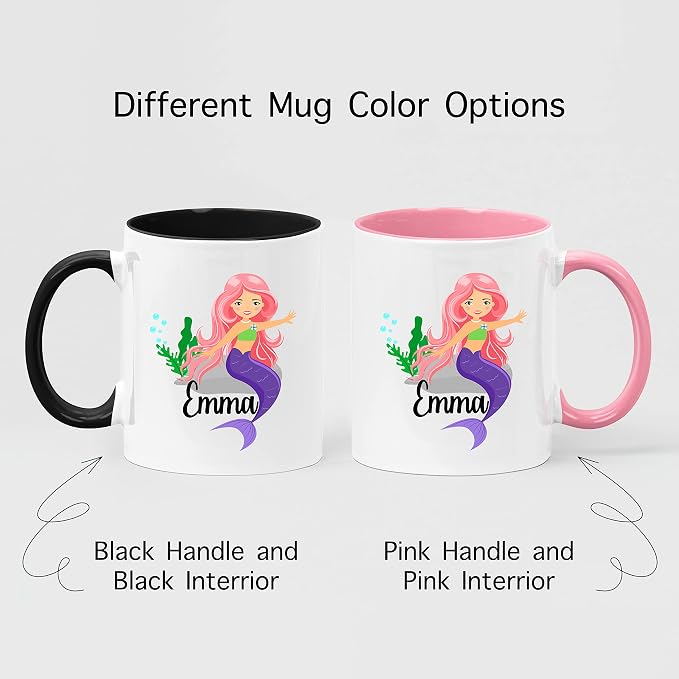 Personalized Mug for Kids, Girls | Customized Hot Chocolate, Coffee & Tea Cup | - Image 4