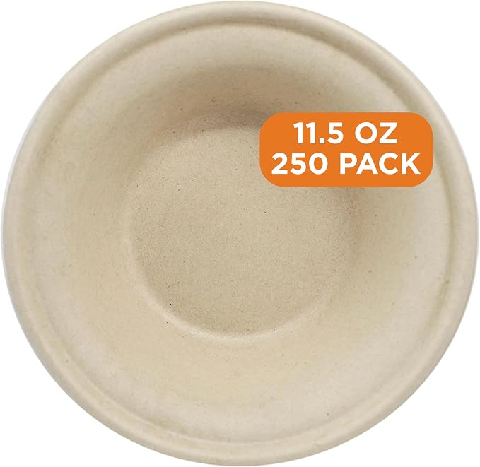 World Centric Compostable Paper Bowls, 11.5 Oz | Made from Unbleached Plant - Image 2