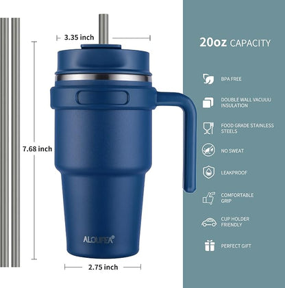 20 oz Insulated Travel Coffee Mug Tumbler - Image 2