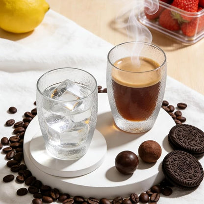 Double Wall Glass Coffee Mugs Set, Suitable - Image 5