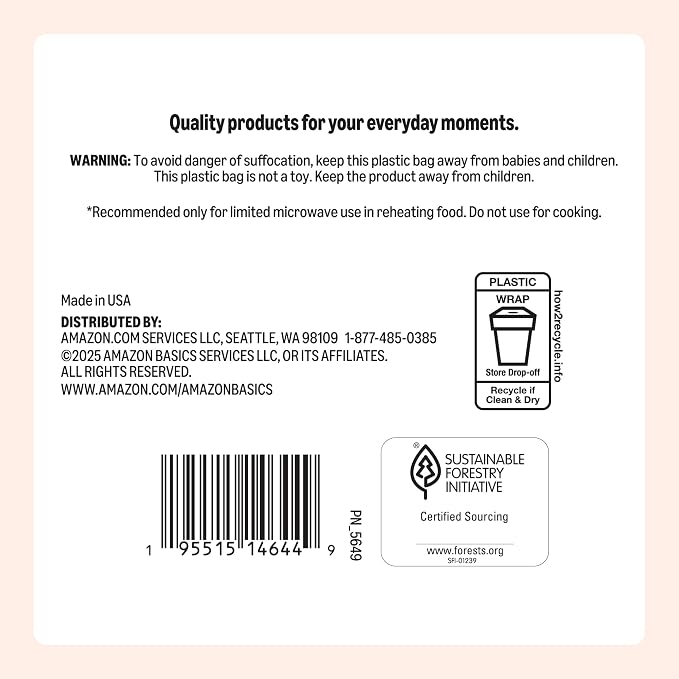 Amazon Basics 9" Uncoated White Paper Plates, Microwave Safe - Image 5