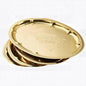 4-Pack 15.7" x 11.8" Gold Serving Trays by Zenovlux