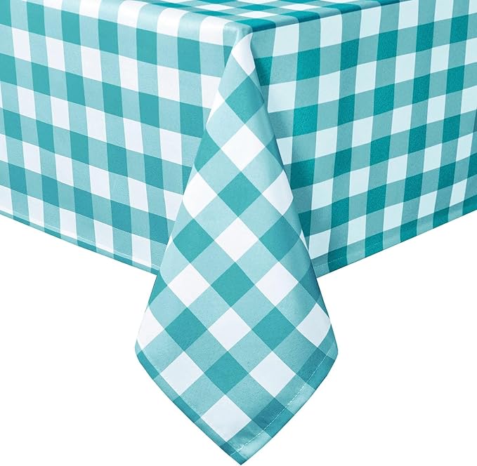 Checkered Tablecloth Rectangle, 70 x 90 Inch by Hiasan