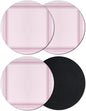 Pink Grid Coasters Set of 4 Absorbent Coasters by Unknown