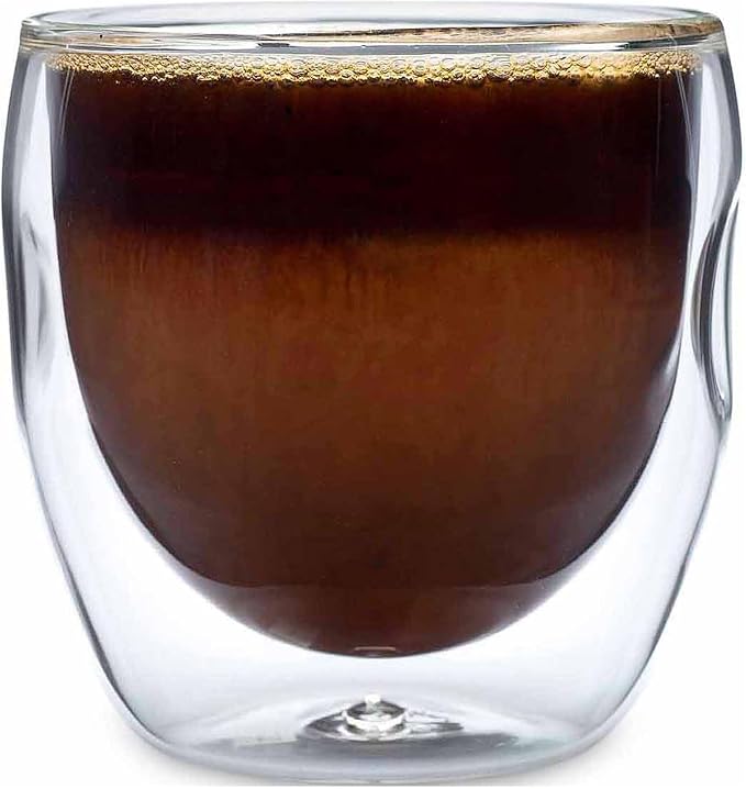 Moderna Artisan Series Double Wall 8 oz Beverage Glasses - Image 3