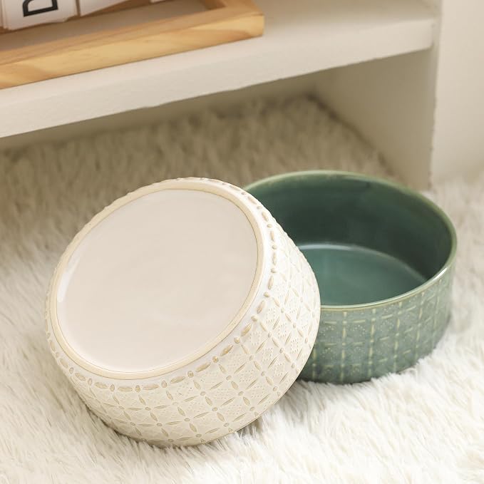 Ceramic Dog Bowl, 6.5 inch Pet Dog Food Bowl Water Bowls, Dogs Dish - Image 8
