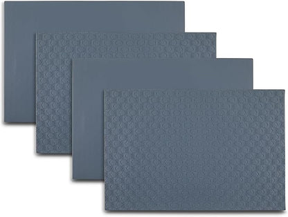 Placemats Set of 4 12" x 18" Heat-Resistant Table Mats for Dining Table Set for 4 Kitchen & Dining Room Decor Farmhouse, Boho, & Modern Style Easy to Clean, Durable & Stylish Table Decor