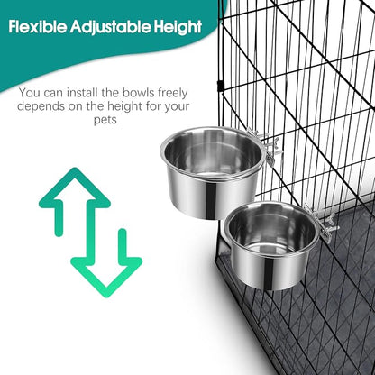 2 Pcs Large Dog Food Water Bowl - Image 4