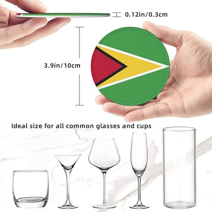 Guyana Flag Coasters for Drinks - Image 3