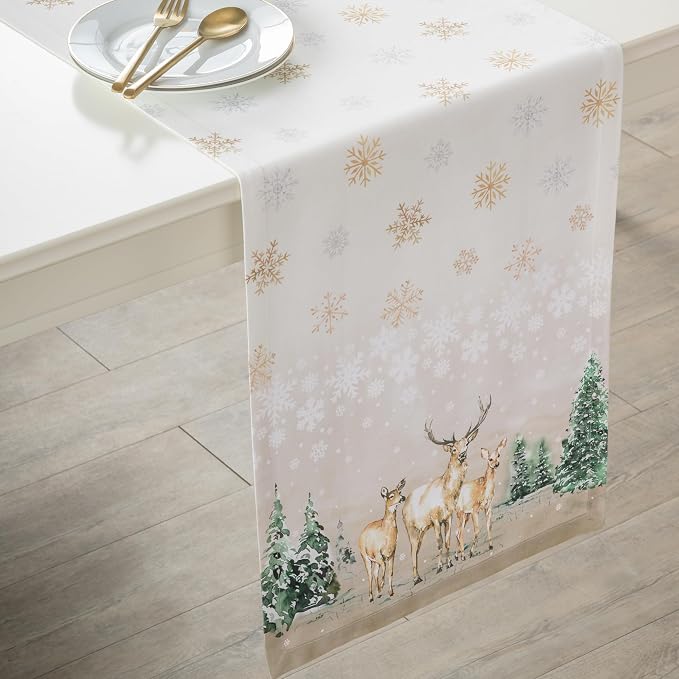 Maison d' Hermine Table Runner 100% Cotton 14.50" x 48" | Table Runners 48 - Image 9
