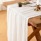 Cheesecloth Table Runner, 120 Inch 10 FT, 35x120 Inches Boho Rustic Cheesecloth by Mkobon