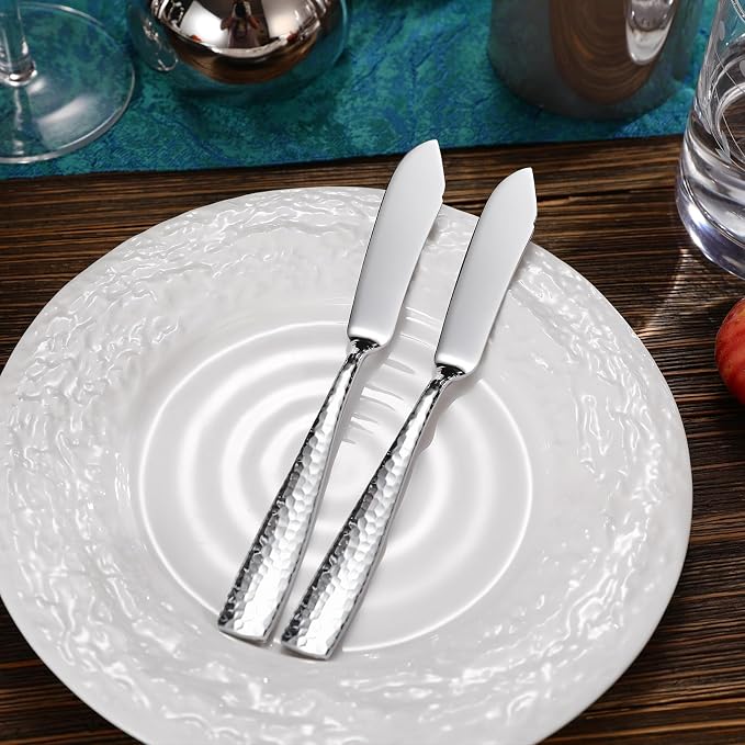 Premium Louis 4-Pc 7-Inch Butter Knives | 18/10 Stainless Steel Butter - Image 2
