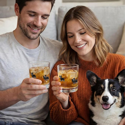 Skylety 2 Pack Puppy Icon Juice Glasses, Coquette Aesthetic Glass Cups - Image 3