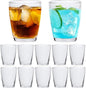 QAPPDA 7 Ounce Juice Glasses, Stackable Drinking Glass Set of 12, Mixed Drinks by QAPPDA