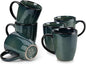 vancasso STARRY Ceramic Coffee Mug Set of 6, 12 Oz Tea Cups by vancasso