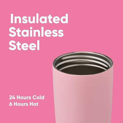 Owala SmoothSip Slider Insulated Stainless Steel Coffee Tumbler, Reusable Iced - Image 4
