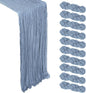 10 Pack 17 x 108 Inch Dusty Blue Table Runner Cheesecloth | Gauze Cheese Cloth by Heneger