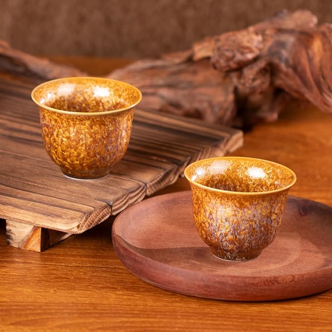 KAMMAK Ceramic Tea & Coffee Cups Set of 2 - Image 5