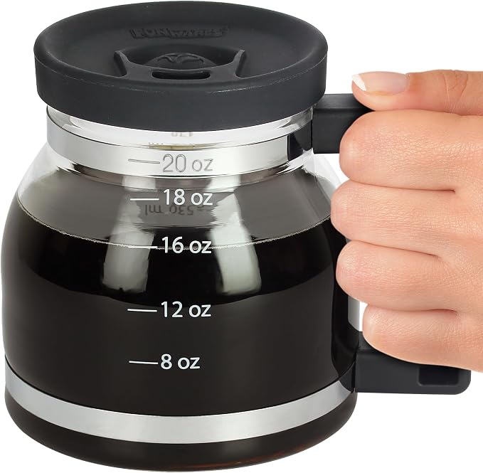 Cupa Joe Coffee Mug – 20oz Borosilicate Glass Diner Pot Mug by Funwares