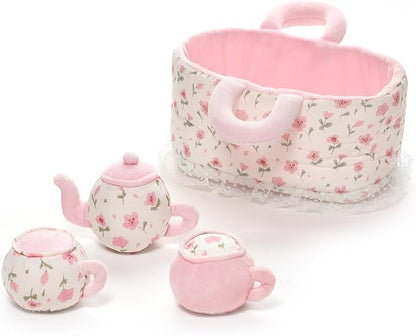 LeyaDoll Tea Party Playset, Pretend Play Baby Doll Accessories | Pretend Play by Leyadoll