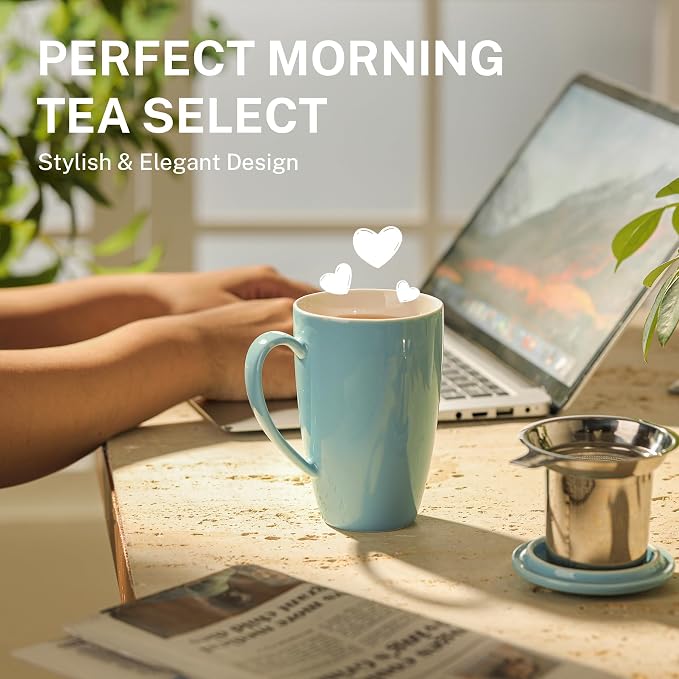 Sweese 15oz Porcelain Tea Mug - Image 4