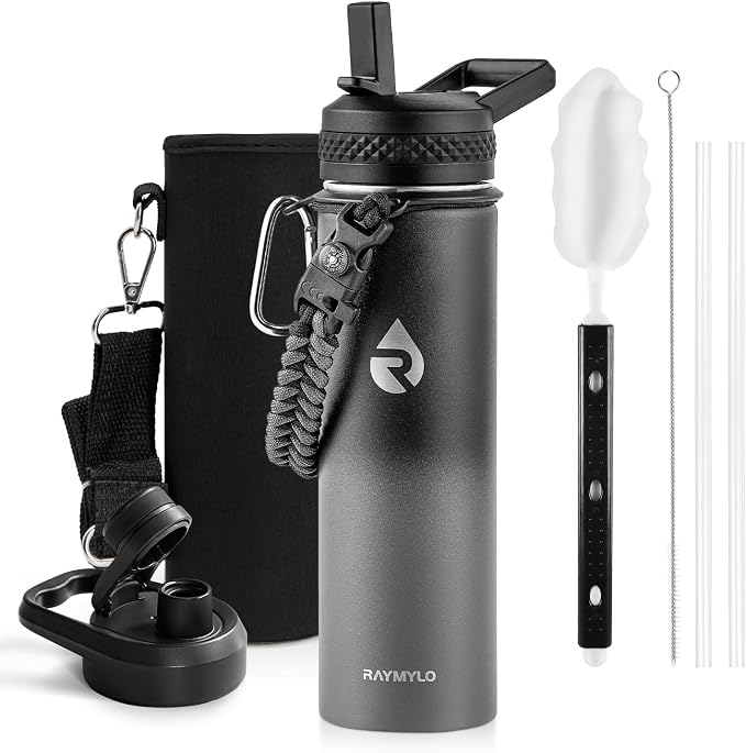 RAYMYLO Insulated Water Bottle 20 oz, Triple Wall Vacuum Stainless Steel | by RAYMYLO