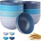 Quatish 14 PCS Unbreakable Cereal Bowls, Dishwasher & Microwave Safe Wheat by Quatish