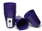 Rolling Sands 16 oz. Reusable Plastic Stadium Cups, 8 Pack, Made in USA by RollingSands