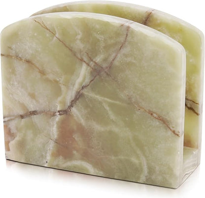 Radicaln Marble Napkin Holder 5.5" Inches Green Onyx Handmade Simple Modern by RADICALn