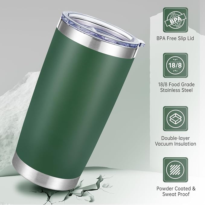 20 oz Tumblers Stainless Steel Tumbler - Image 3