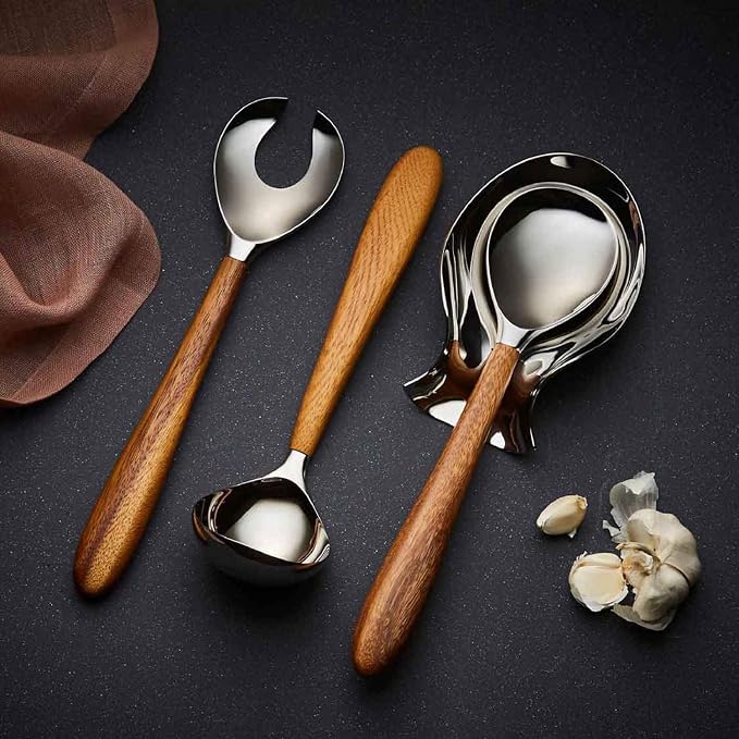 nambe Curvo Serving Fork | 13 Inch Serving Fork - Image 7