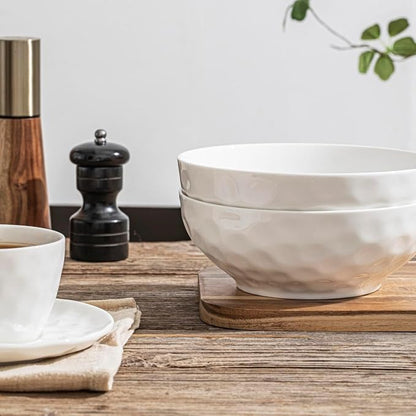 HOMBENE Soup Bowls, 7 Inch Oatmeal Bowls, Kitchen Bowl Set, Microwave and - Image 4