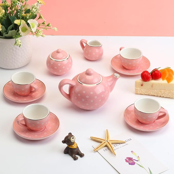 CHENP.HMC Tea Party Set for Little Girls, Girls Birthday Gift | 13 Piece Sets - Image 5