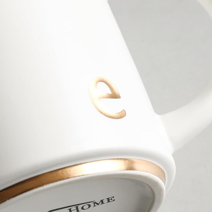COLLECTIVE HOME Ceramic Coffee Mug, 15 oz Monogram Cup - Image 7
